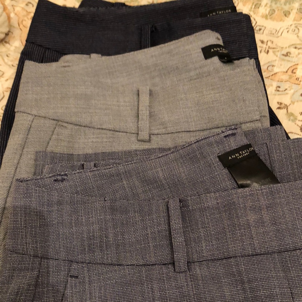 Bundled good condition Ann Taylor slacks (3)!